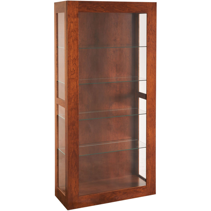QW Amish Seashore Sliding Door Curio