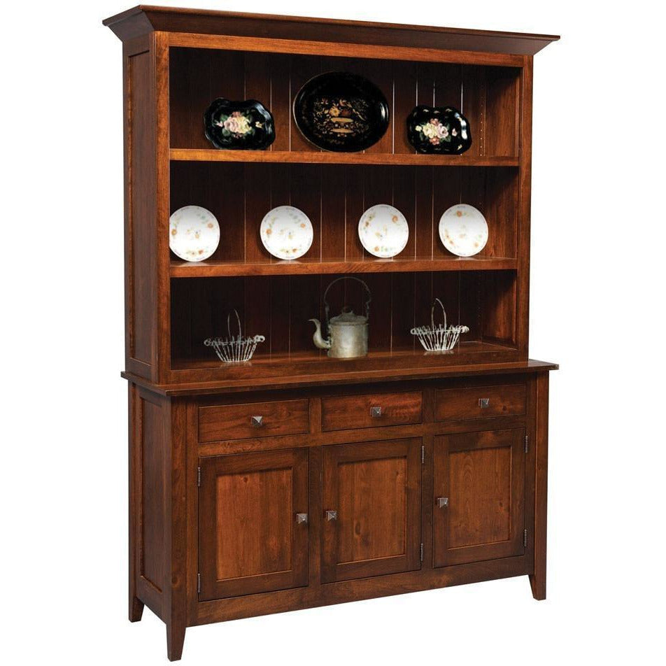 QW Amish Settler's 3 Door Open Hutch MQON-450