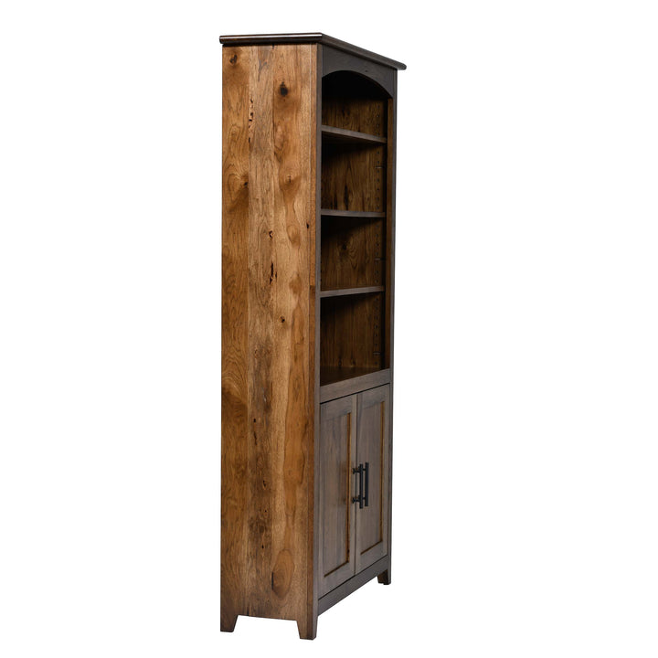 QW Amish Settlers Bookcase w/ Doors - 36x72