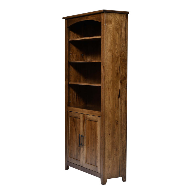 QW Amish Settlers Bookcase w/ Doors - 36x72