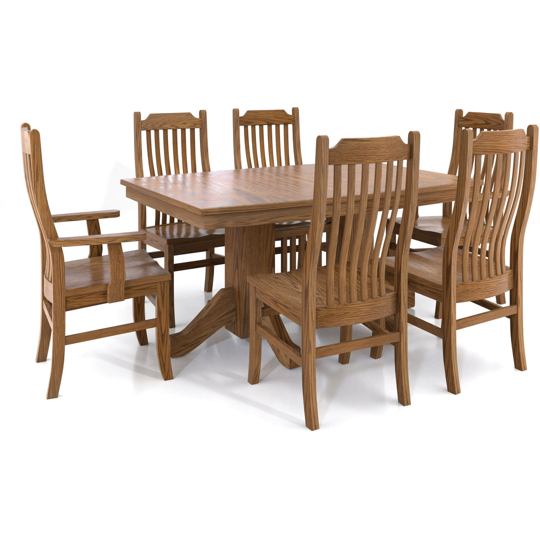 QW Amish Shaker Mission 7pc Set