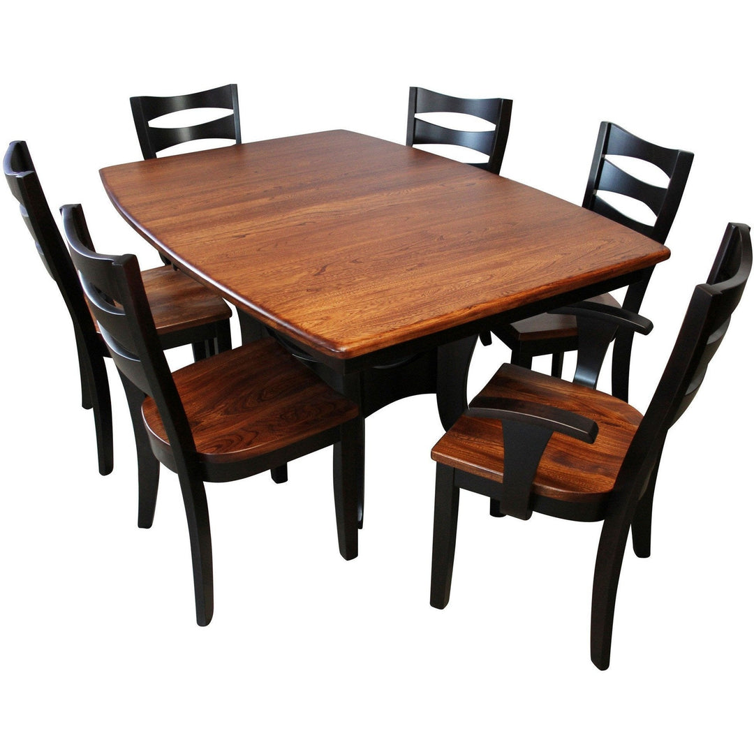 QW Amish Sierra 7pc Dining Set CAHY-WIPG-SIERRA2TONETABLESET
