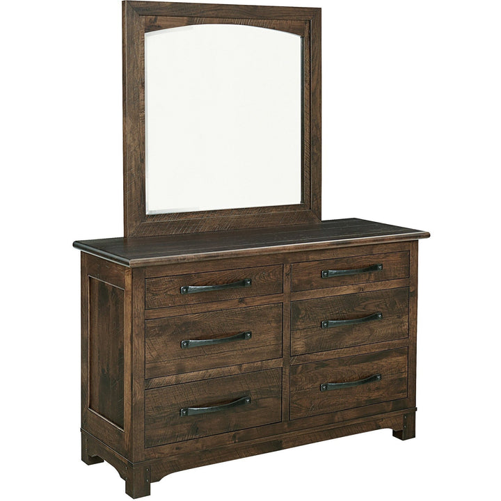 QW Amish Signature Farmhouse Dresser with Mirror SPQW-FHDR66-MR40