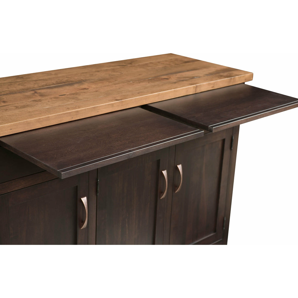 QW Amish Skyline 3 Door Server