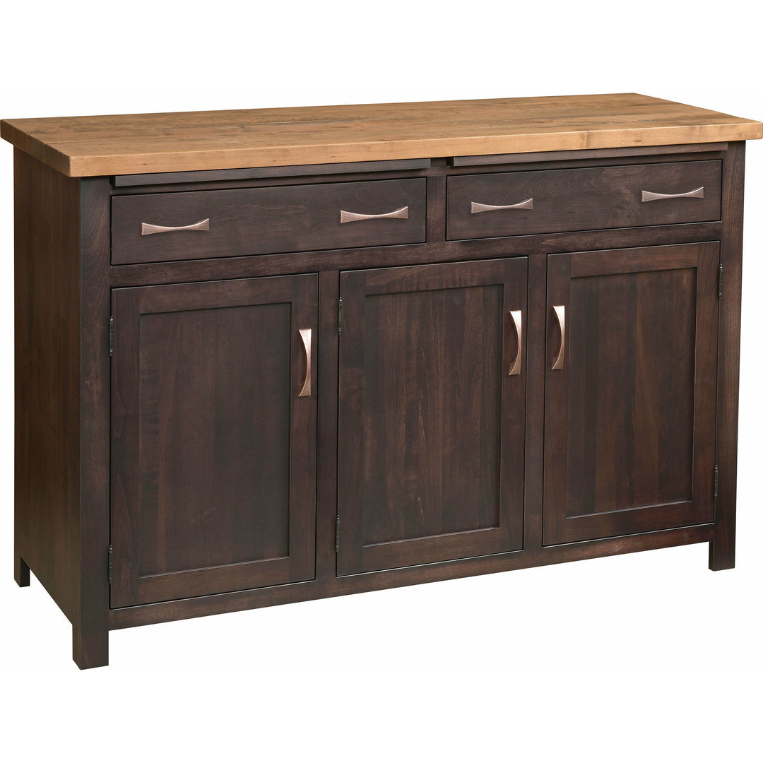 QW Amish Skyline 3 Door Server