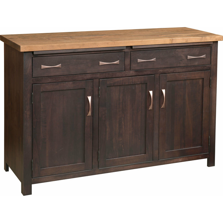 QW Amish Skyline 3 Door Server