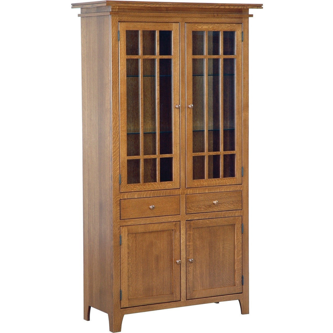 QW Amish Spruce Creek Dining Cabinet Long Doors 167A-0063