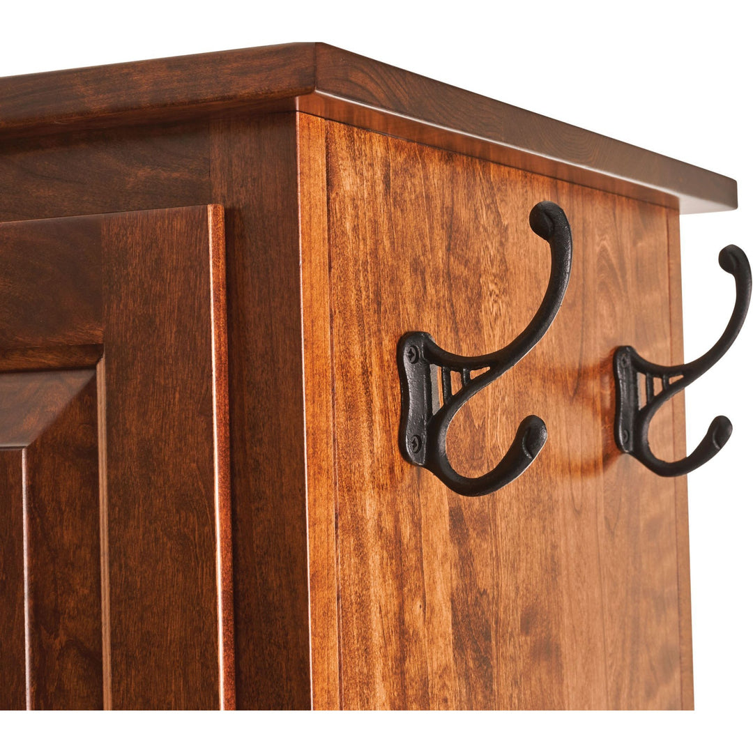 QW Amish Swivel Mirror Closet Organizer