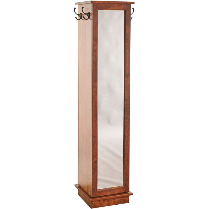 QW Amish Swivel Mirror Closet Organizer