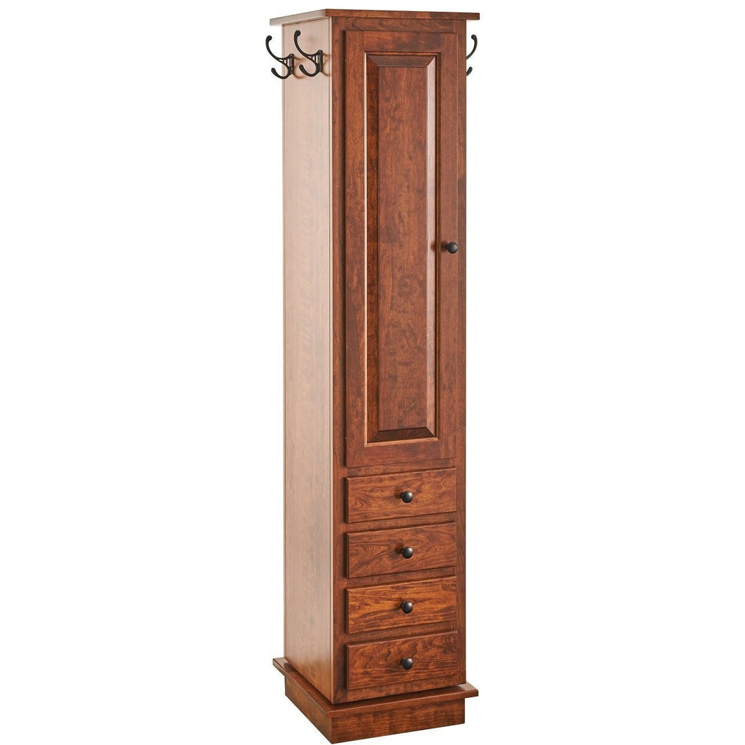 QW Amish Swivel Mirror Closet Organizer