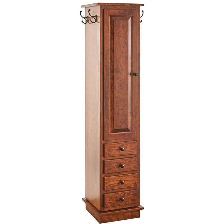 QW Amish Swivel Mirror Closet Organizer