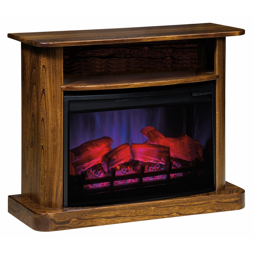 QW Amish Syracuse Fireplace w/ Media Opening