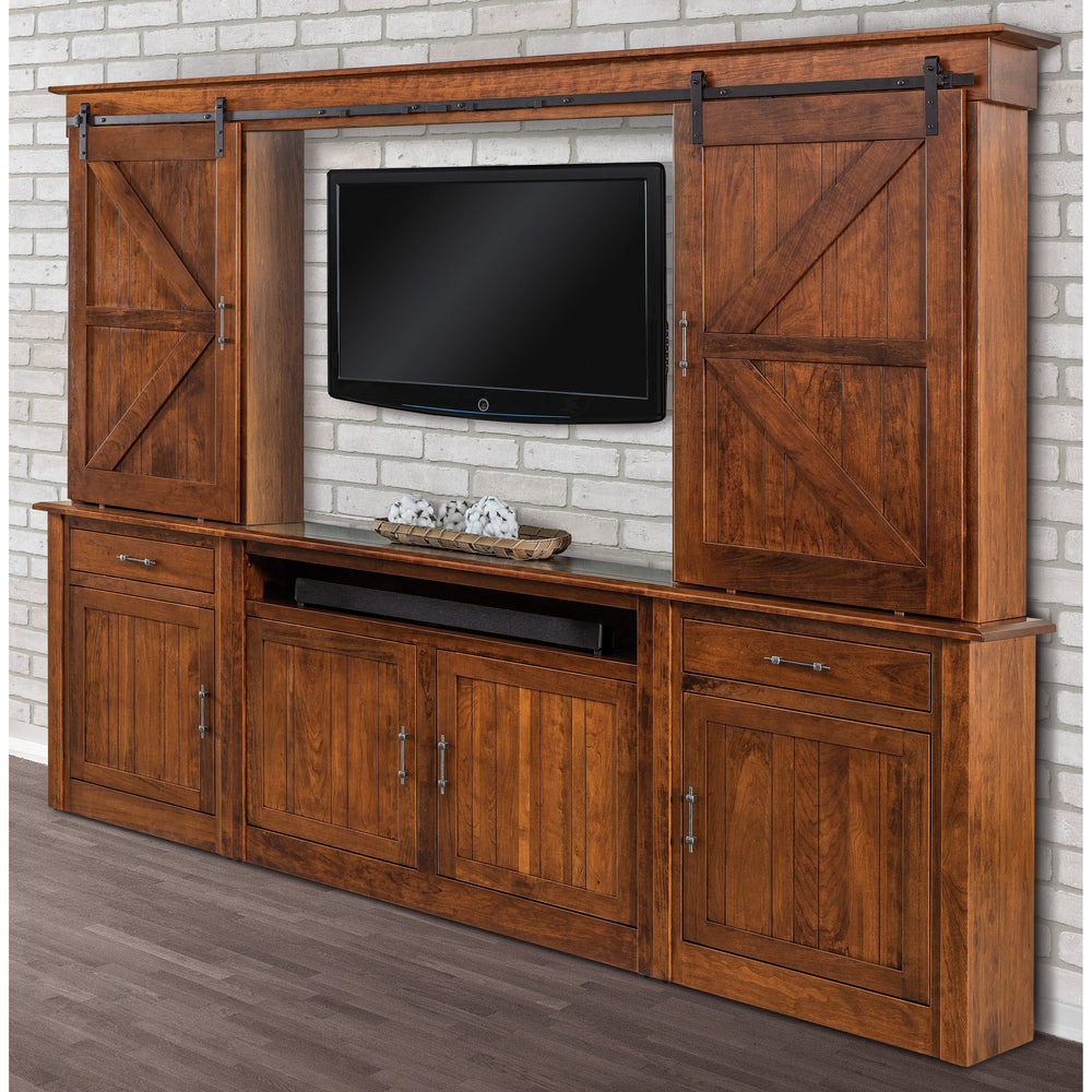 QW Amish Timbra Wall Unit