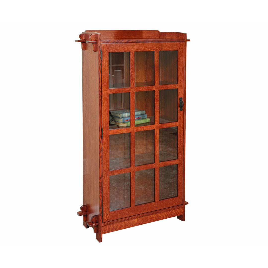 QW Amish Timeless 1 Door Bookcase
