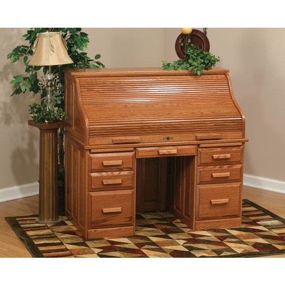 QW Amish Traditional 56" Roll-Top Desk