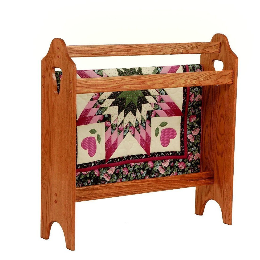 QW Amish Traditional Quilt Rack – Quality Woods Furniture