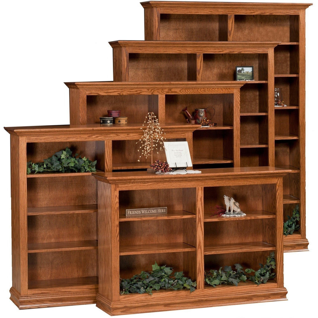 QW Amish Traditional Style Bookcase 48"w ALWO-TR-4836