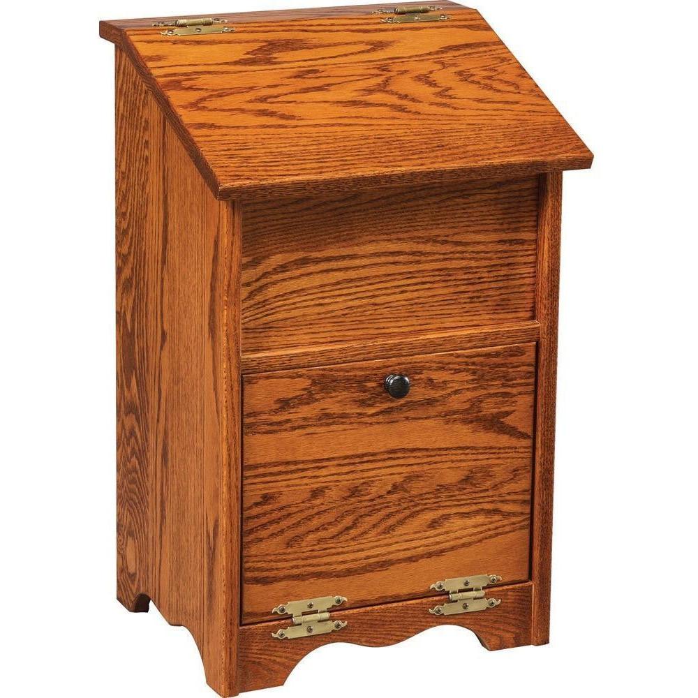 Amish Handcrafted Solid Wood Vegetable Bin / Cabinet