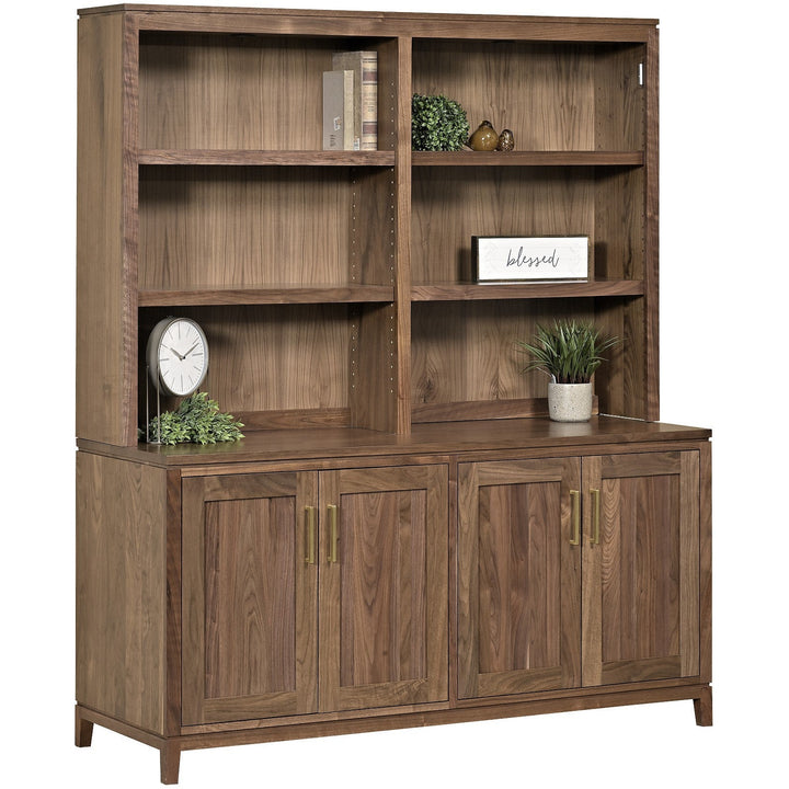 QW Amish Villa Double Door Base & Optional Hutch