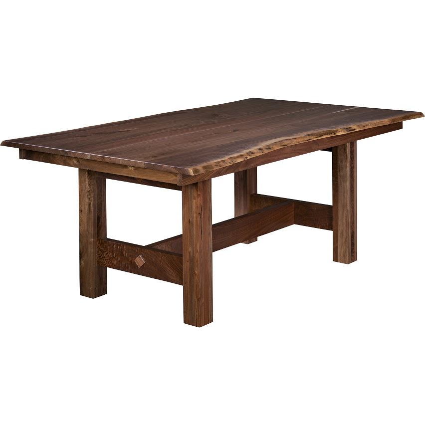 QW Amish Vintage Live Edge Table