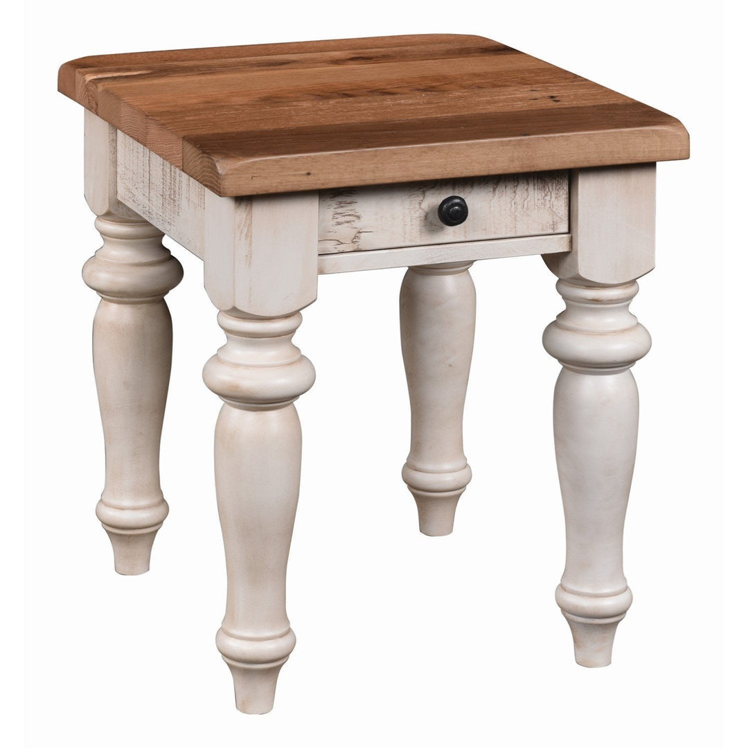 QW Amish Vintage Reclaimed End Table FLCF-VET20