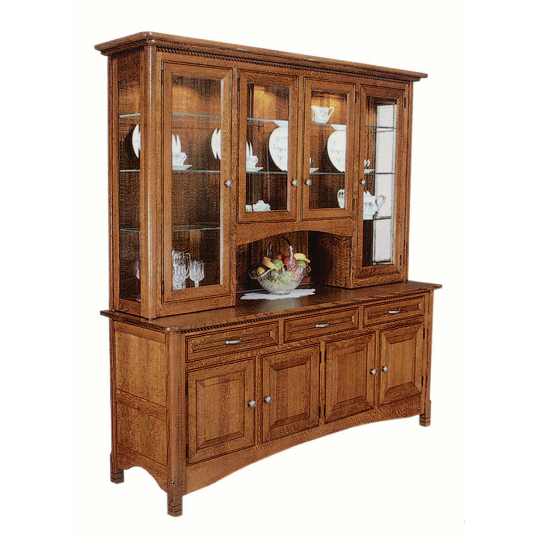 QW Amish West Lake 4 Door Hutch