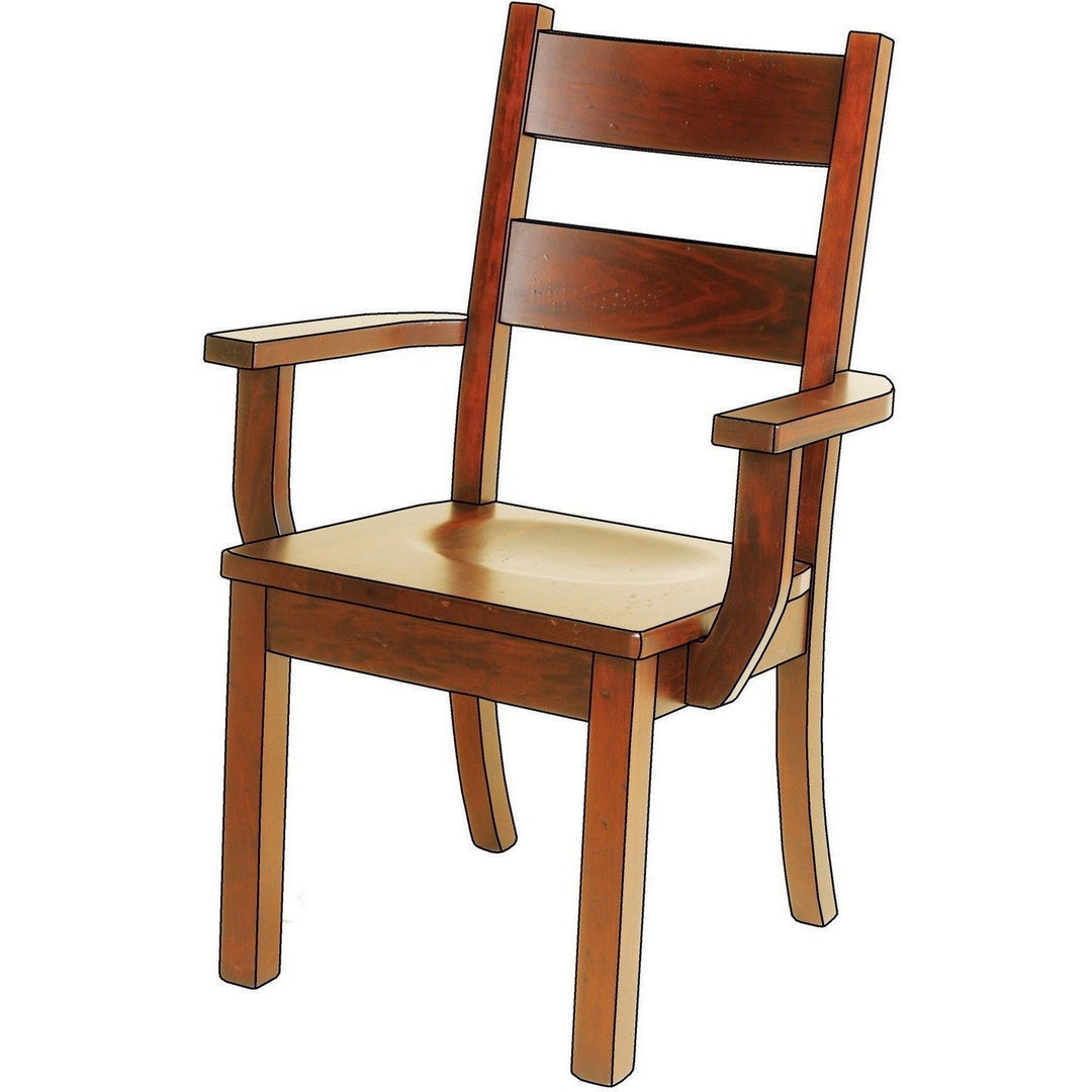 QW Amish Western Arm Chair WESTERNARMCHAIR