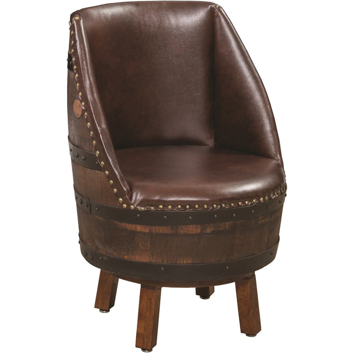 QW Amish Whiskey 1/2 Barrel Table Set - QSWO MPSE-170-QS,MPSE-115