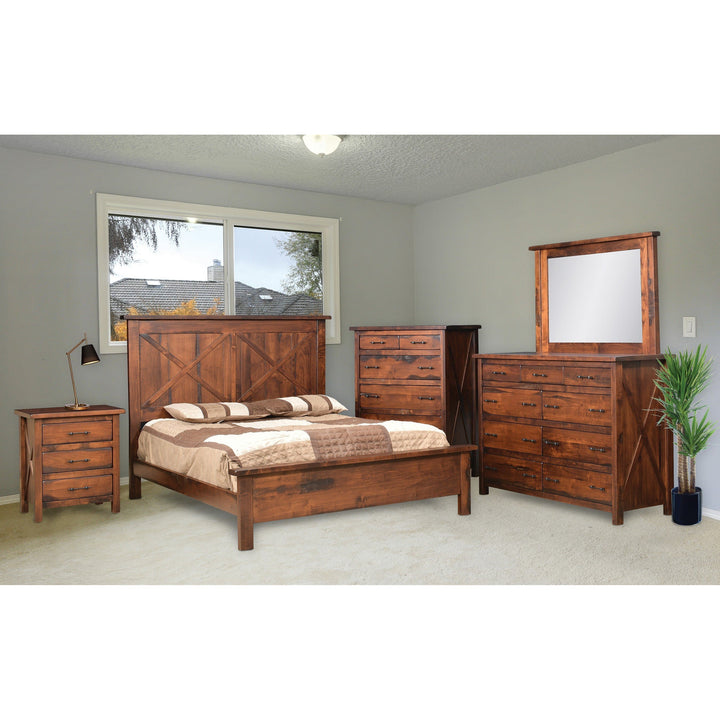 QW Amish Wildwood Superior Dresser with Mirror Option