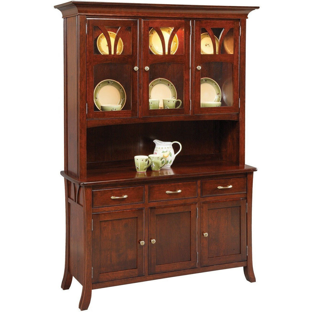 QW Amish Williamson Hartford Collection 3 Door Hutch QXIP-WH59SD