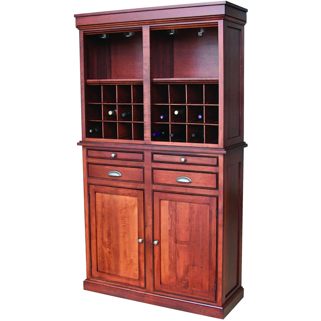 QW Amish Wine Hutch KEPW-3020