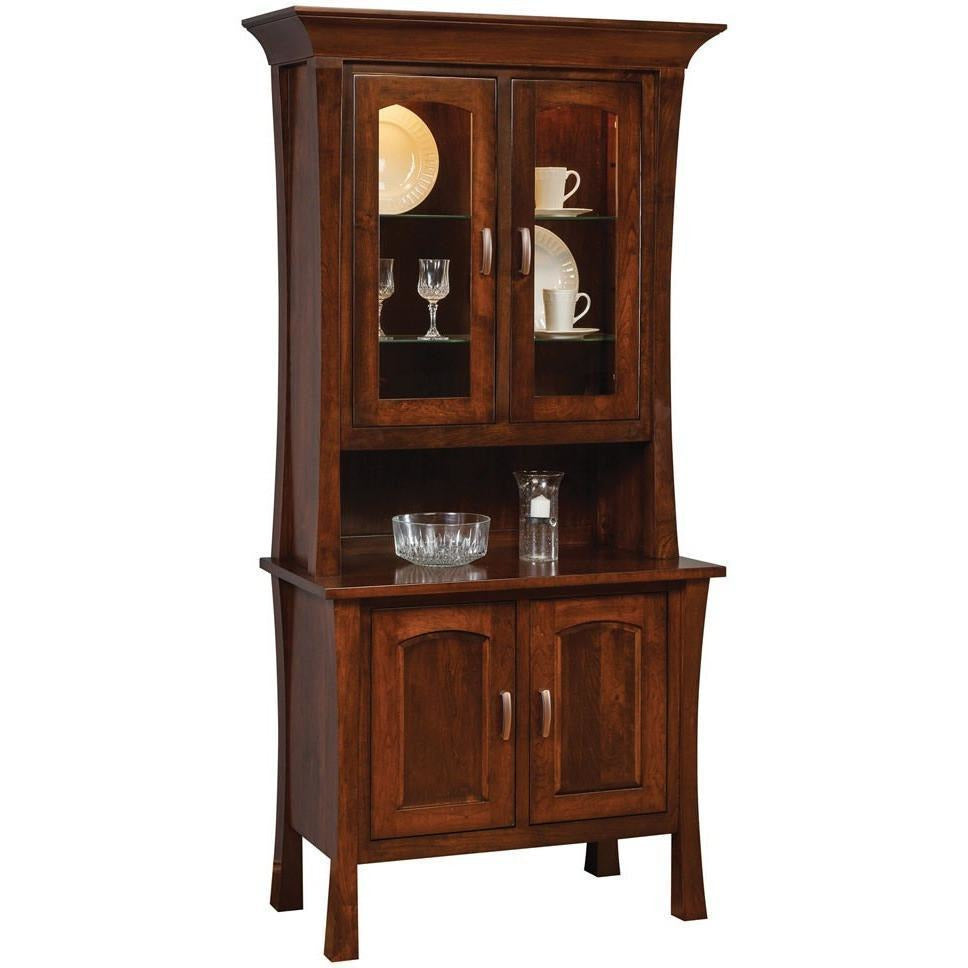 QW Amish Woodbury 2 Door Hutch MQON-107