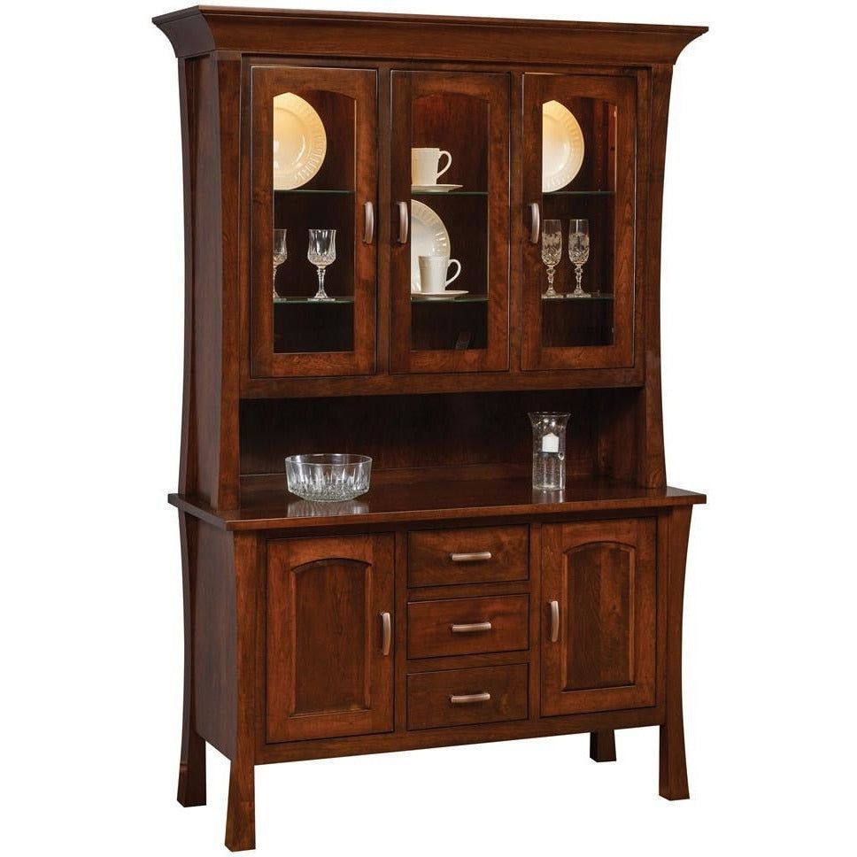 QW Amish Woodbury 3 Door Hutch MQON-100