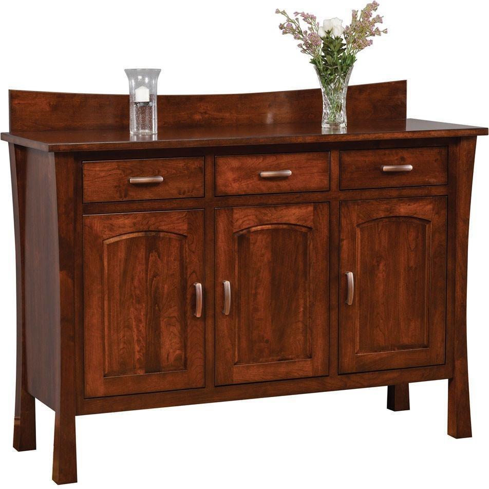 QW Amish Woodbury Buffet with Back Splash