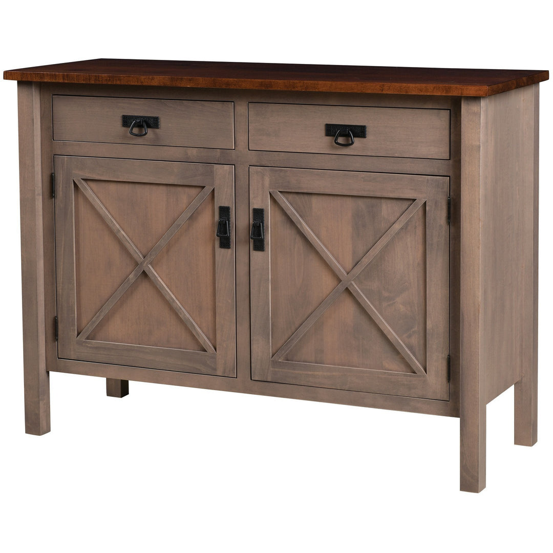 QW Amish 'X' 2 Door Sideboard