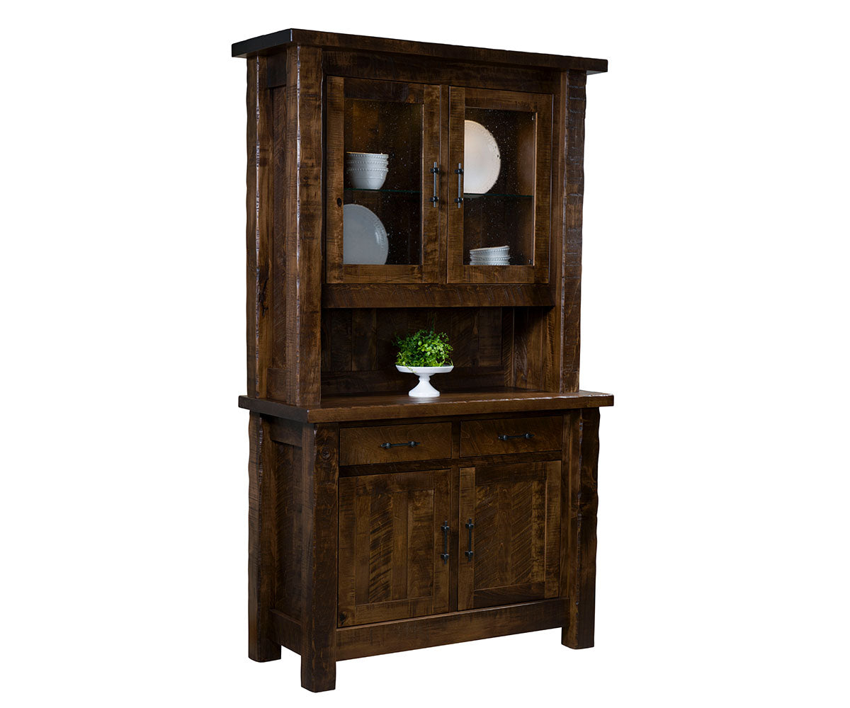 QW Amish Houston 3 Door Hutch