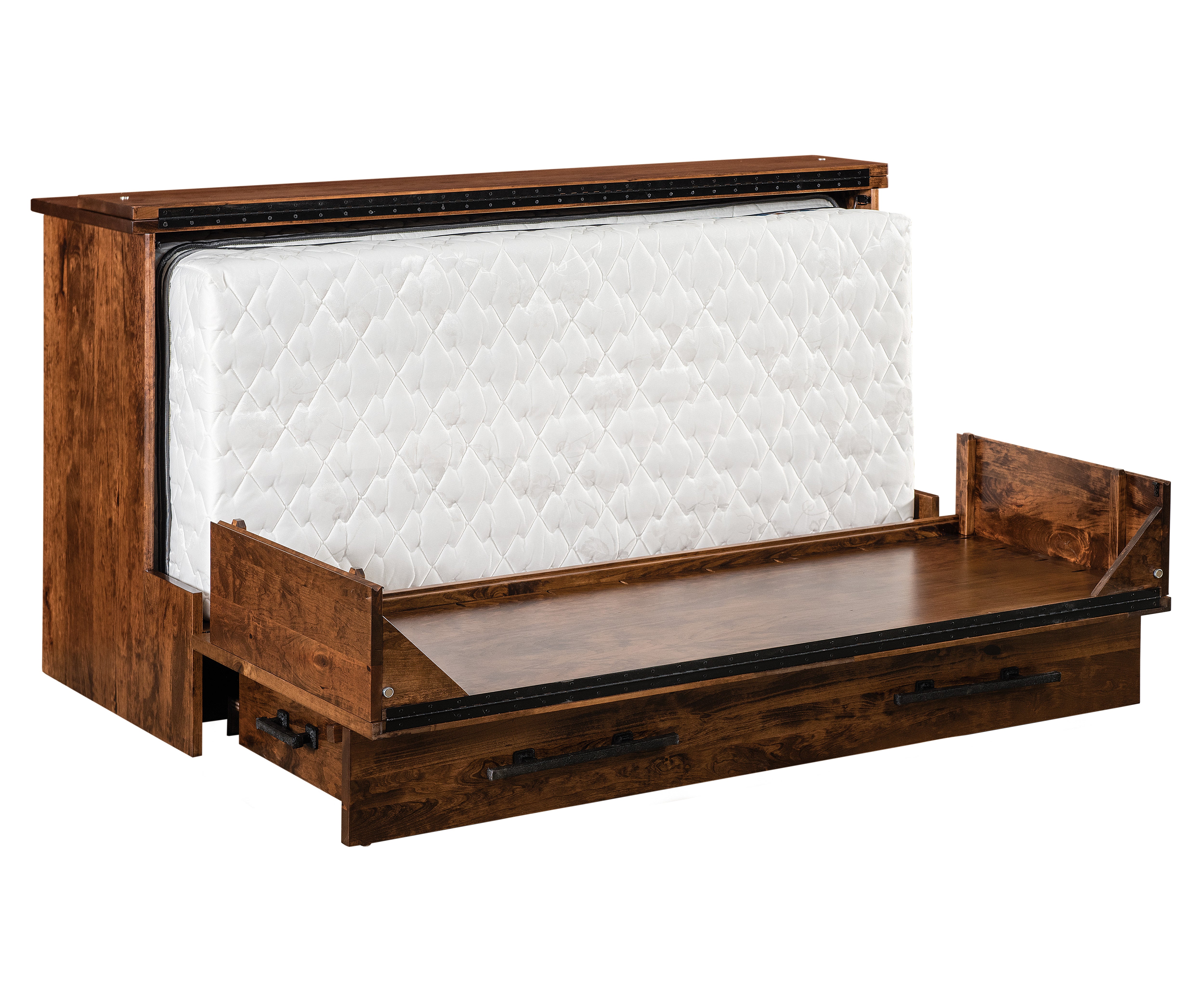 QW Amish Mission Murphy Cabinet Bed - Thumbnail 3