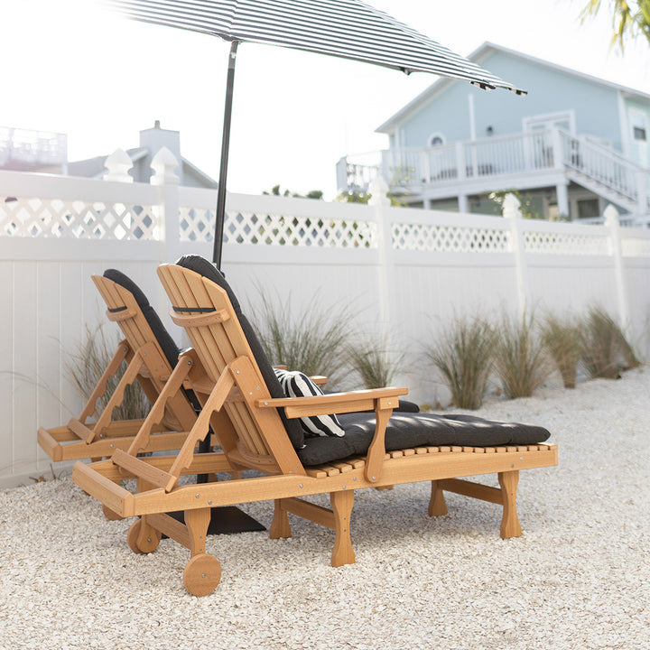 Comfo Back Adirondack Chaise Lounge