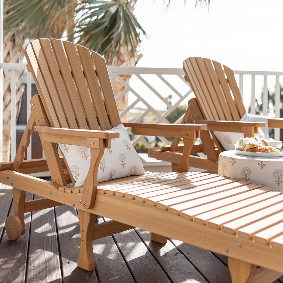Comfo Back Adirondack Chaise Lounge