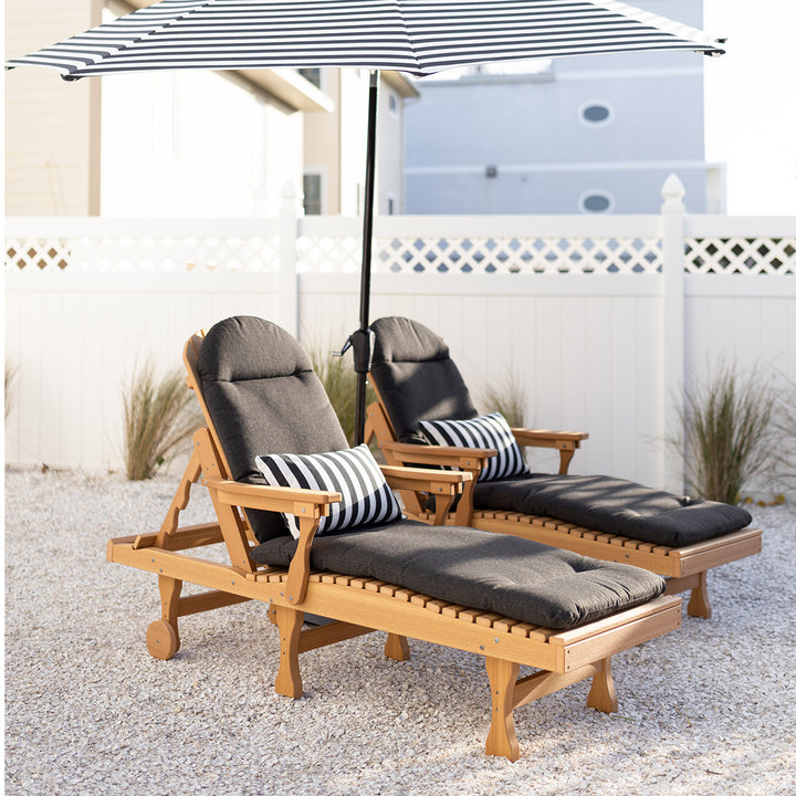 Comfo Back Adirondack Chaise Lounge