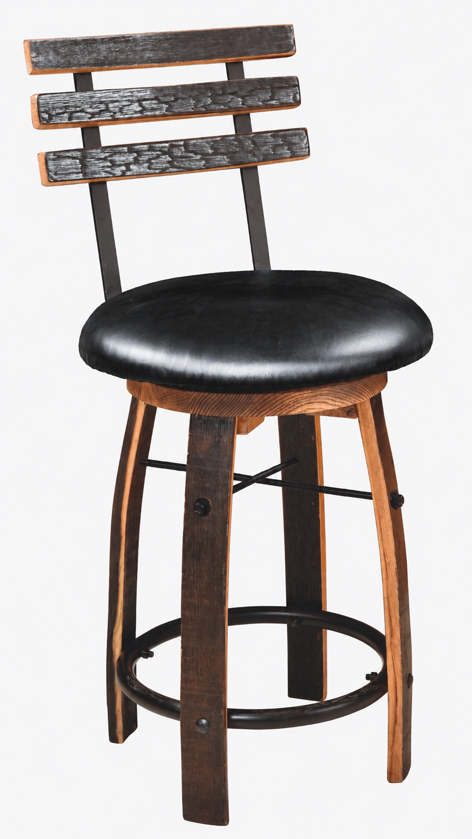 Whiskey Barrel Table 5pc Set - R. QSWO