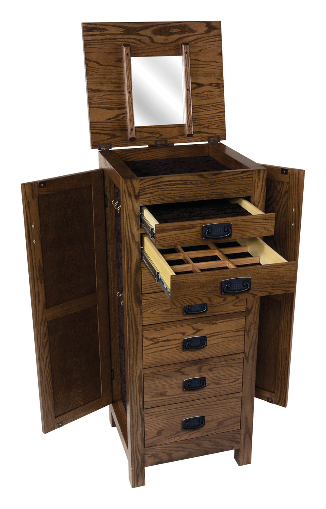 QW Amish 150 Mission Jewelry Armoire