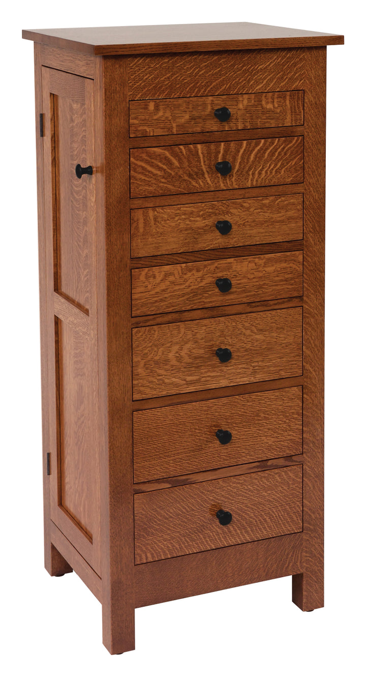 QW Amish 150 Mission Jewelry Armoire