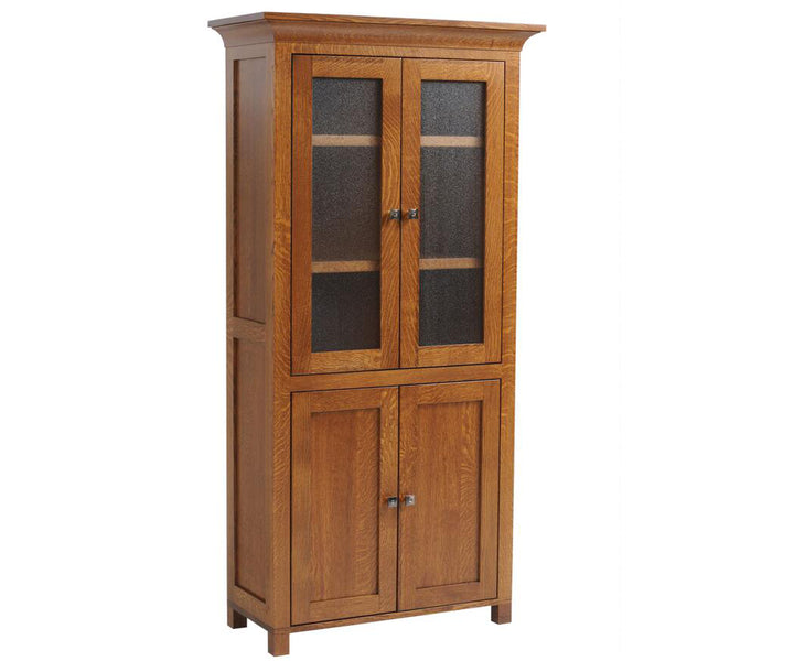 QW Amish Coventry Bookcases w/ 4 Doors