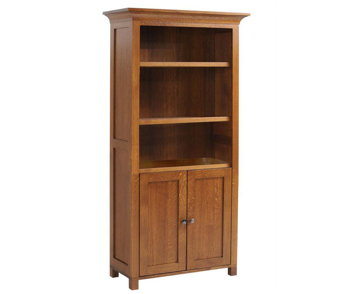 QW Amish Coventry Bookcases w/ 2 Doors