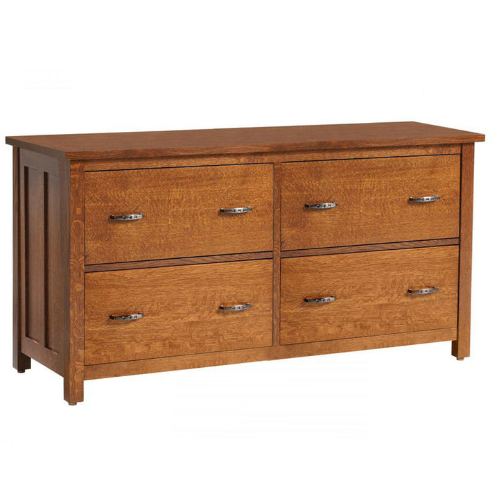 QW Amish Coventry Double Lateral File w/ Optional Hutch