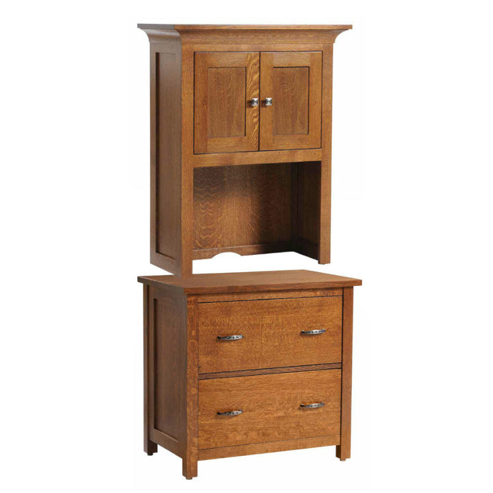 QW Amish Coventry Lateral File w/ Optional Hutch