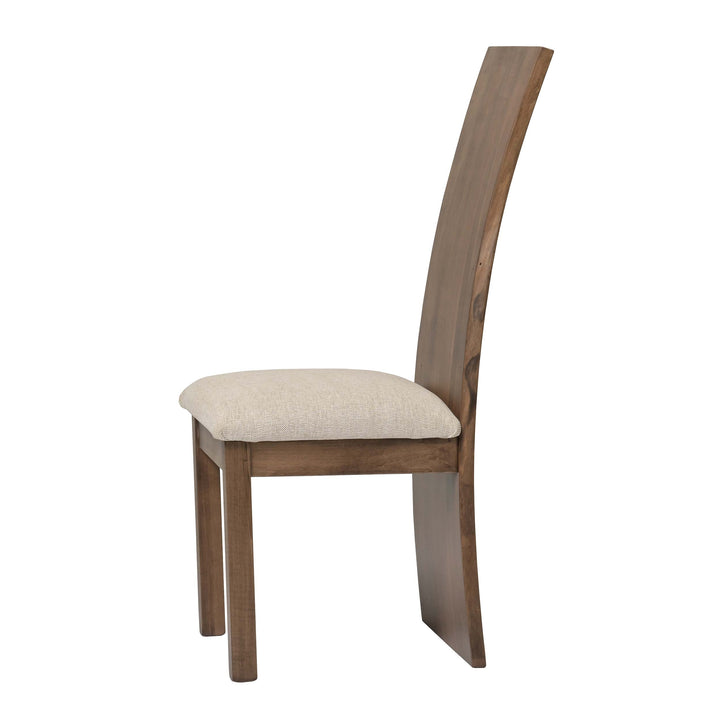 QW Amish Yellowstone Live Edge Side Chair w/ Padded Seat