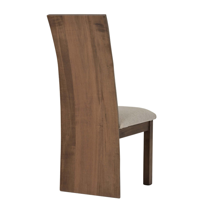 QW Amish Yellowstone Live Edge Side Chair w/ Padded Seat