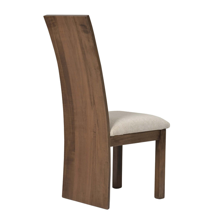 QW Amish Yellowstone Live Edge Side Chair w/ Padded Seat